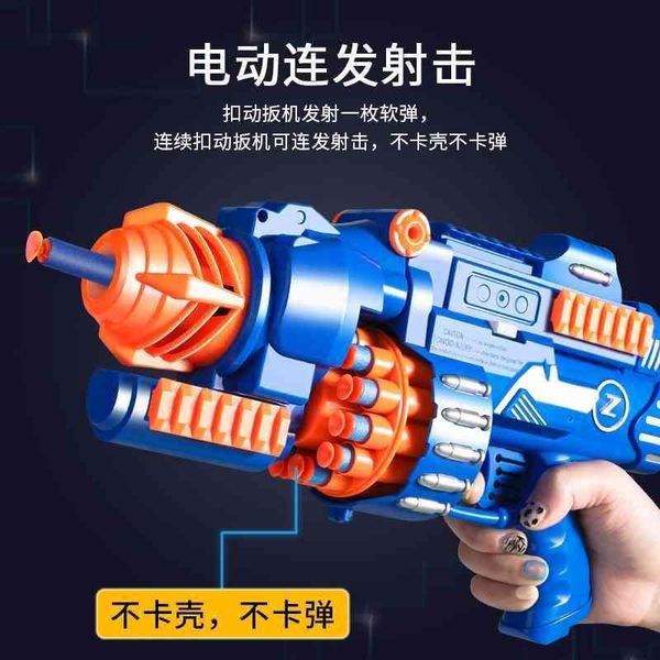 electric continuous soft children's gatling toy men's machine bullet sniper gun eating chicken m416 shooting 
electric continuous soft children's gatling toy men's machine bullet sniper gun eating chicken m416 shooting