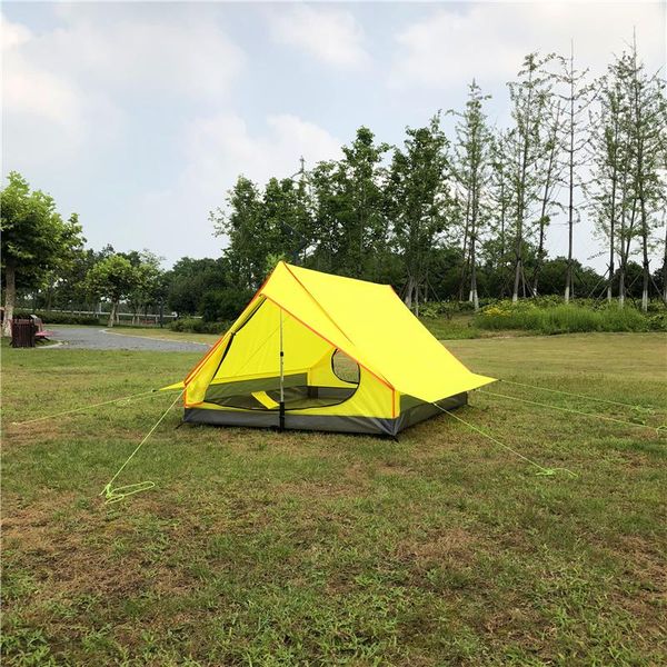 2 man ultralight single layer a shape tent trekking hiking rainproof travel equipment
2 man ultralight single layer a shape tent trekking hiking rainproof travel equipment