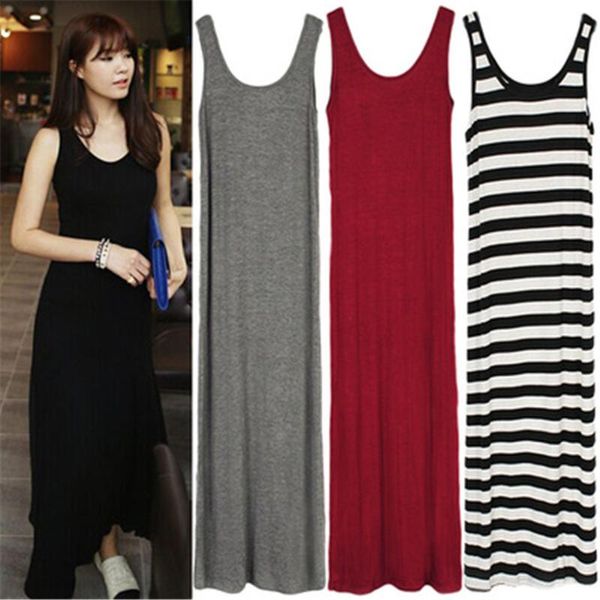 casual dresses 2021 summer women long dress ankle-length o-neck sleeveless streetwear blue modal cotton black home femme korean fashion, Black;gray
casual dresses 2021 summer women long dress ankle-length o-neck sleeveless streetwear blue modal cotton black home femme korean fashion, Black;gray