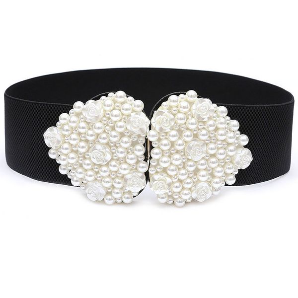 korean version sweet and elegant heart string pearl fashion wide belt elastic waist dress decorated with black and white belt, Black;brown
korean version sweet and elegant heart string pearl fashion wide belt elastic waist dress decorated with black and white belt, Black;brown