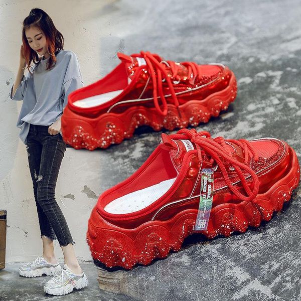 slippers 2021 internet celebrity fashion platform sports casual shoes flat slides for women, Black
slippers 2021 internet celebrity fashion platform sports casual shoes flat slides for women, Black