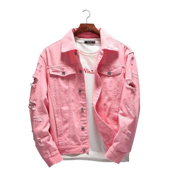 men's jackets 2021 autumn jean jacket slim fit cotton denim red white black ripped hole coats men outwear plus size, Black;brown
men's jackets 2021 autumn jean jacket slim fit cotton denim red white black ripped hole coats men outwear plus size, Black;brown