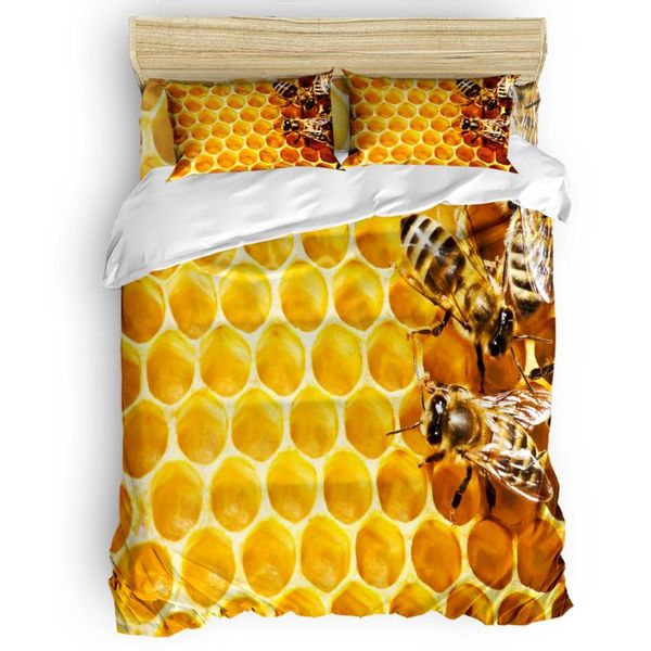 bedding sets yellow bee hive pattern duvet cover set with pillowcase comfortable bedroom supplies king size
bedding sets yellow bee hive pattern duvet cover set with pillowcase comfortable bedroom supplies king size