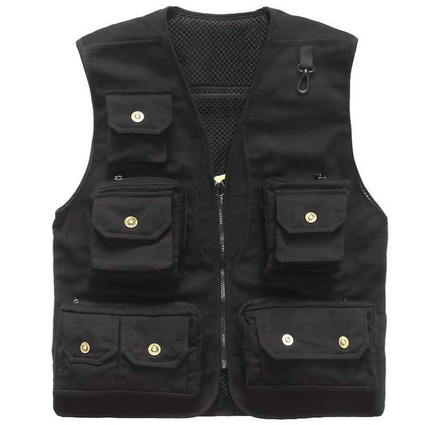 men's vests mes vest multi pocket breathable canvas waistcoat men pographer pockets sleeveless jacket tooling uniform, Black;white
men's vests mes vest multi pocket breathable canvas waistcoat men pographer pockets sleeveless jacket tooling uniform, Black;white