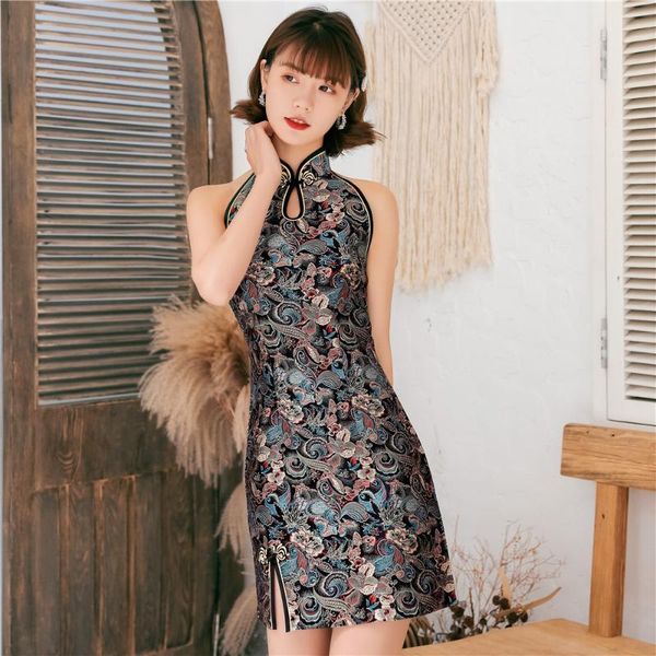 ethnic clothing vintage button chinese dress women exquiste embroidery qipao big size cheongsam high split tight mini vestidos formal, Red
ethnic clothing vintage button chinese dress women exquiste embroidery qipao big size cheongsam high split tight mini vestidos formal, Red
