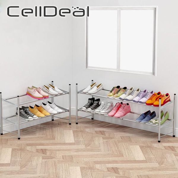 clothing & wardrobe storage celldeal 2 layers stackable adjustable 60-110cm stainless steel shoe rack organizer holder stand shoes shelf
clothing & wardrobe storage celldeal 2 layers stackable adjustable 60-110cm stainless steel shoe rack organizer holder stand shoes shelf
