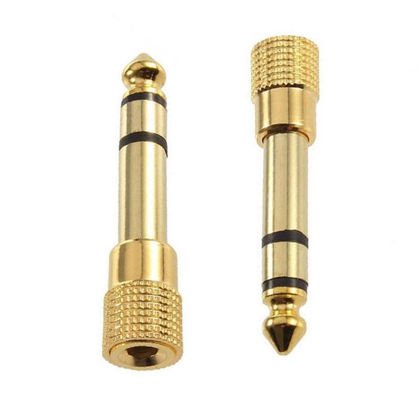 6.35mm (1/4 inch) male to 3.5mm (1/8 inch) female stereo audio adapter jack plug connector gold plated jk2007kd
6.35mm (1/4 inch) male to 3.5mm (1/8 inch) female stereo audio adapter jack plug connector gold plated jk2007kd