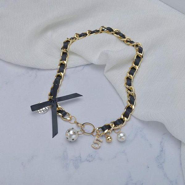 pendant necklaces allme temperament black leather twist cuban chain necklace for women shiny rhinestone bowknot number coin choker, Silver
pendant necklaces allme temperament black leather twist cuban chain necklace for women shiny rhinestone bowknot number coin choker, Silver