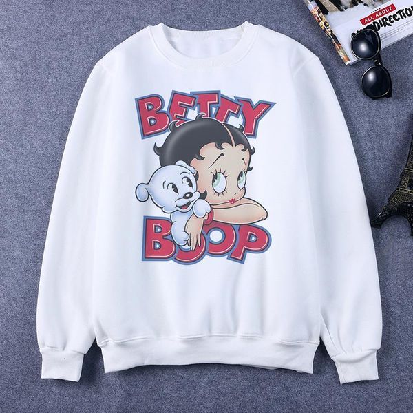 classic anime clothes vogue female sweatshirt 2021 betty boop print pullover streetwear harajuku vintage aesthetic white hoodie, Black
classic anime clothes vogue female sweatshirt 2021 betty boop print pullover streetwear harajuku vintage aesthetic white hoodie, Black