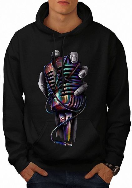 wellcoda microphone sing art music mens hoodie, hooded sweatshirt r0w1#, Black
wellcoda microphone sing art music mens hoodie, hooded sweatshirt r0w1#, Black