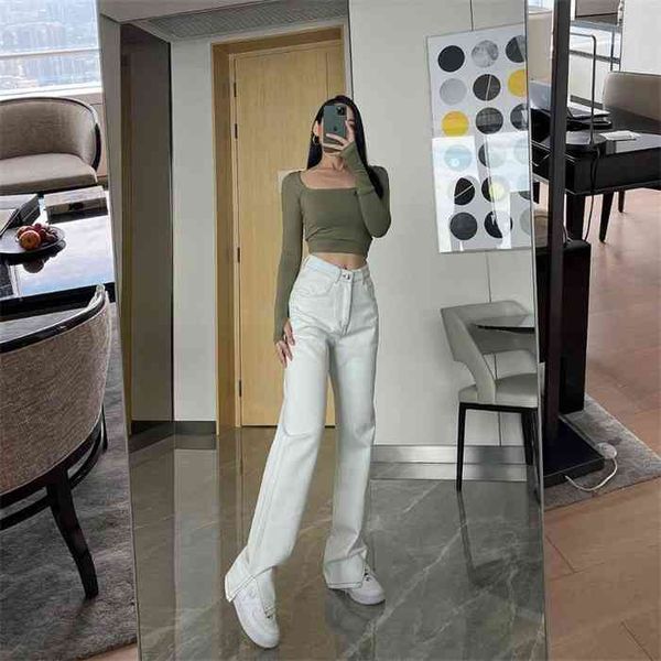 loose jeans for women 2021 high waist jeans white color patchwork harajuku streetwear women trousers straight pants split jeans, Blue
loose jeans for women 2021 high waist jeans white color patchwork harajuku streetwear women trousers straight pants split jeans, Blue