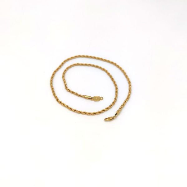 chains 18k diy connect solid fine yellow gold gf 3mm thin cut rope chain necklace women 500mm 20", Silver
chains 18k diy connect solid fine yellow gold gf 3mm thin cut rope chain necklace women 500mm 20", Silver