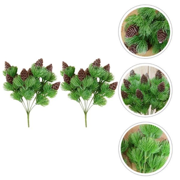 decorative flowers & wreaths 2pcs artificial pine picks tree branch for xmas store home
decorative flowers & wreaths 2pcs artificial pine picks tree branch for xmas store home