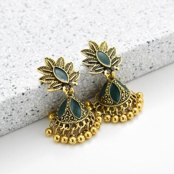 dangle & chandelier ethnic beads tassel jhumka earrings for women vintage boho gold leaf alloy bollywood oxidized bell, Silver
dangle & chandelier ethnic beads tassel jhumka earrings for women vintage boho gold leaf alloy bollywood oxidized bell, Silver