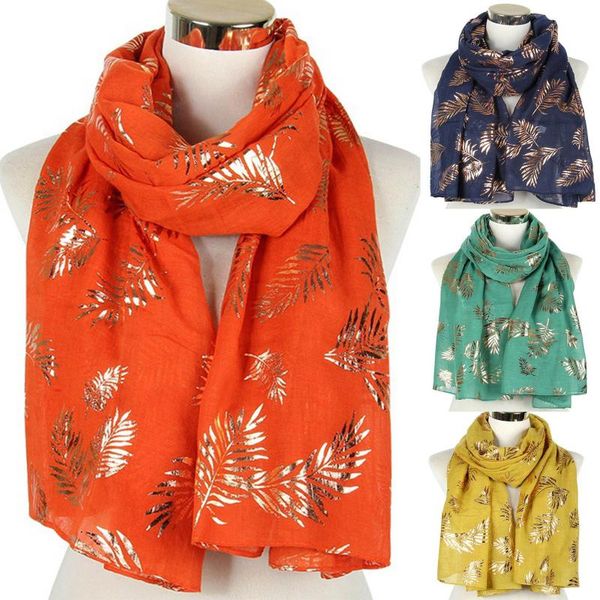 new design women scarf muffler fashion leaf gold stamped printed ladies scarves hijabs lady kerchief shawl wrap foulard bandana, Blue;gray
new design women scarf muffler fashion leaf gold stamped printed ladies scarves hijabs lady kerchief shawl wrap foulard bandana, Blue;gray