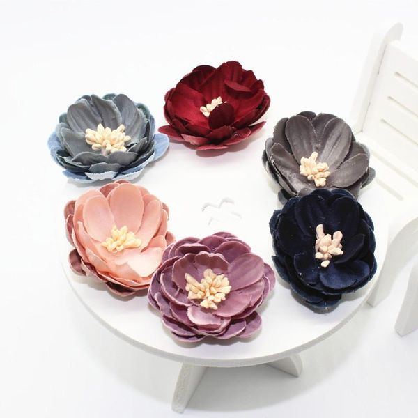 decorative flowers & wreaths 10 pcs korean winter wind cloth six-claw leather flower hair accessories headwear clothing
decorative flowers & wreaths 10 pcs korean winter wind cloth six-claw leather flower hair accessories headwear clothing