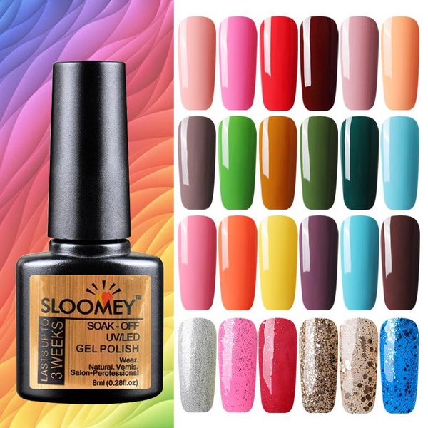 nail gel sloomey 8ml polish glitter for manicure set art semi platium led uv base coat varnishes, Red;pink
nail gel sloomey 8ml polish glitter for manicure set art semi platium led uv base coat varnishes, Red;pink