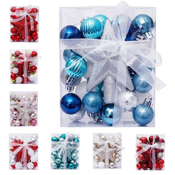 party decoration christmas ball tree 30pcs3cm home pendant combination set holiday supplies
party decoration christmas ball tree 30pcs3cm home pendant combination set holiday supplies