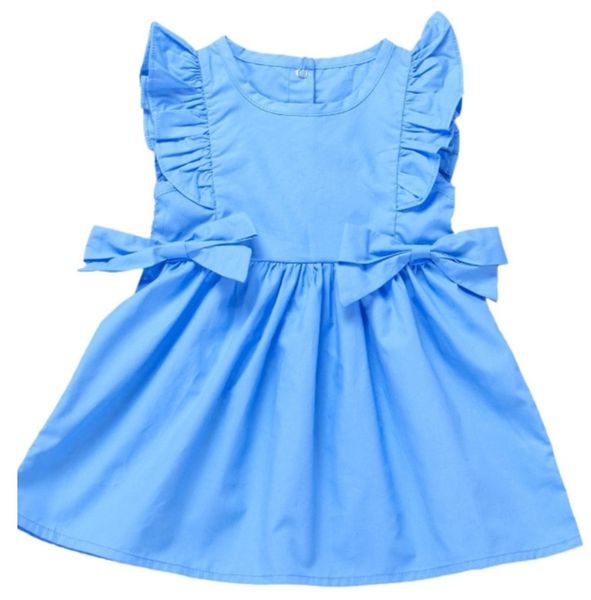 80-120 sizes girls summer dress infants toddler short dresses ruffle flounce sleeveless with side bows party princess skirt hh23ijy0, Red;yellow
80-120 sizes girls summer dress infants toddler short dresses ruffle flounce sleeveless with side bows party princess skirt hh23ijy0, Red;yellow