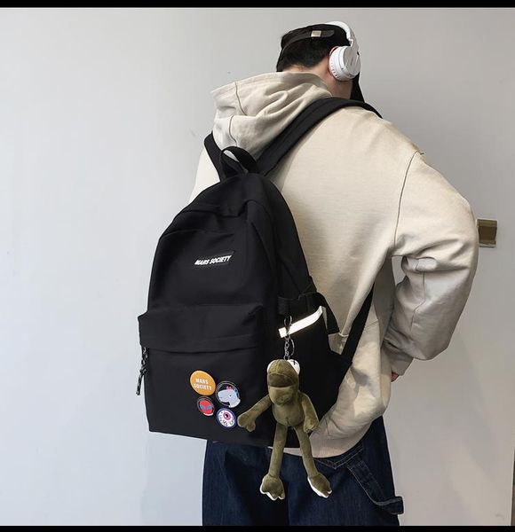backpack pb009 2021 korean fashion trend brand college style schoolbag for men and women
backpack pb009 2021 korean fashion trend brand college style schoolbag for men and women