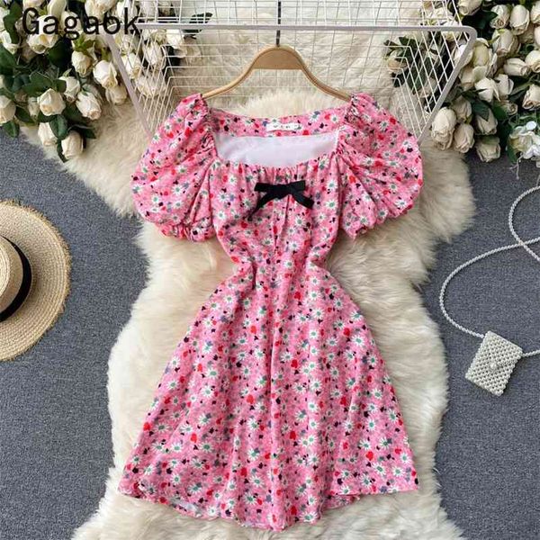 dress women summer square collar puff sleeve sweet mini party dresses chic french style fashion wild vestidos 210531, Black;gray
dress women summer square collar puff sleeve sweet mini party dresses chic french style fashion wild vestidos 210531, Black;gray
