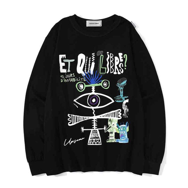 men's hoodies & sweatshirts style original street personality trend creative design printing cotton sweatshirt gw1i, Black
men's hoodies & sweatshirts style original street personality trend creative design printing cotton sweatshirt gw1i, Black