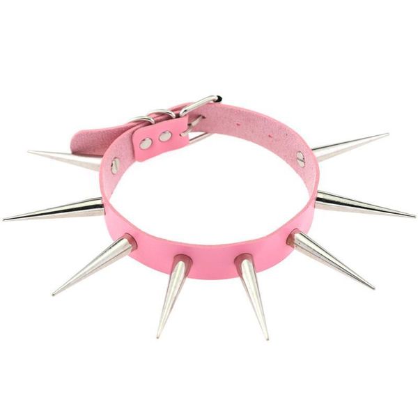 big black spike rivets punk rock leather harness choker necklaces women gothic harajaku statement party jlljyq, White
big black spike rivets punk rock leather harness choker necklaces women gothic harajaku statement party jlljyq, White