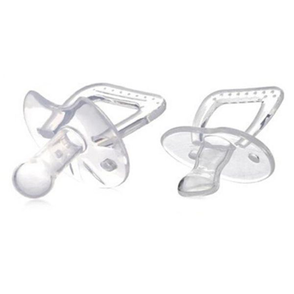 1 piece liquid silicone darling play mouth full silicone round mouth flat transparent pacifier for baby
1 piece liquid silicone darling play mouth full silicone round mouth flat transparent pacifier for baby