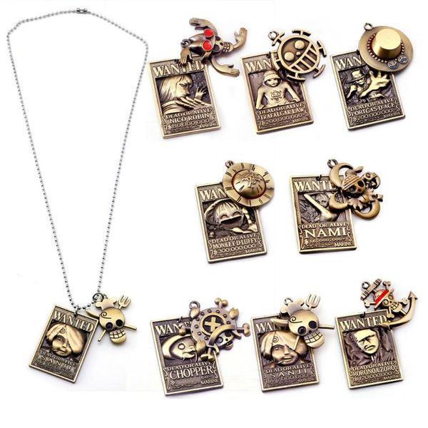 pendant necklaces japanese anime one piece wanted necklace luffy zoro nami usopp chopper robin alloy for men women wholesale, Silver
pendant necklaces japanese anime one piece wanted necklace luffy zoro nami usopp chopper robin alloy for men women wholesale, Silver