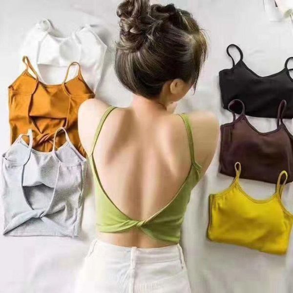 women's tanks & camis women sleeveless ribbed knit tank bright solid color basic camisole backless twist knot push up padded spaghe, White
women's tanks & camis women sleeveless ribbed knit tank bright solid color basic camisole backless twist knot push up padded spaghe, White