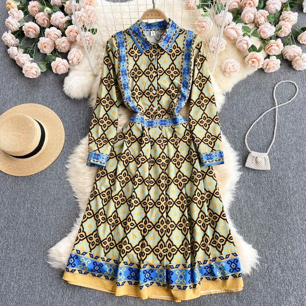 casual dresses women's 2021 spring autumn elegant floral long sleeve shirt dress ladies chic vintage office wear holiday party vestidos, Black;gray
casual dresses women's 2021 spring autumn elegant floral long sleeve shirt dress ladies chic vintage office wear holiday party vestidos, Black;gray