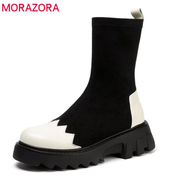 boots morazora 2022 autumn winter ankle women flat platform shoes mixed colors fashion comfortable stretch woman black
boots morazora 2022 autumn winter ankle women flat platform shoes mixed colors fashion comfortable stretch woman black