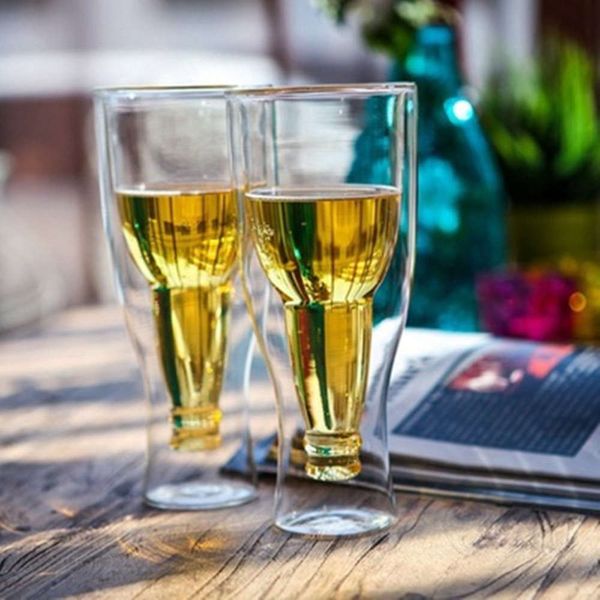1pcs creative beer mug unique dign whiskey wine cups double wall glass beer cup glassware bar
1pcs creative beer mug unique dign whiskey wine cups double wall glass beer cup glassware bar