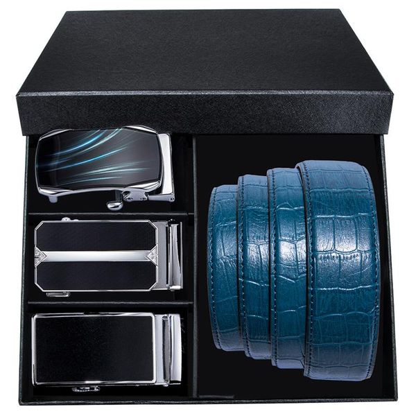 belts hi-tie 3.5cm width luxury blue crocodile belt pattern cowhide men's automatic buckle for men gift box set, Black;brown
belts hi-tie 3.5cm width luxury blue crocodile belt pattern cowhide men's automatic buckle for men gift box set, Black;brown