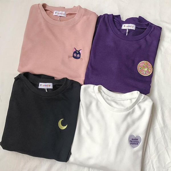 women's hoodies & sweatshirts 4 colors autumn 2021 preppy style women embroidery long sleeve casual sweatshirt womens pullovers ( f3613, Black
women's hoodies & sweatshirts 4 colors autumn 2021 preppy style women embroidery long sleeve casual sweatshirt womens pullovers ( f3613, Black