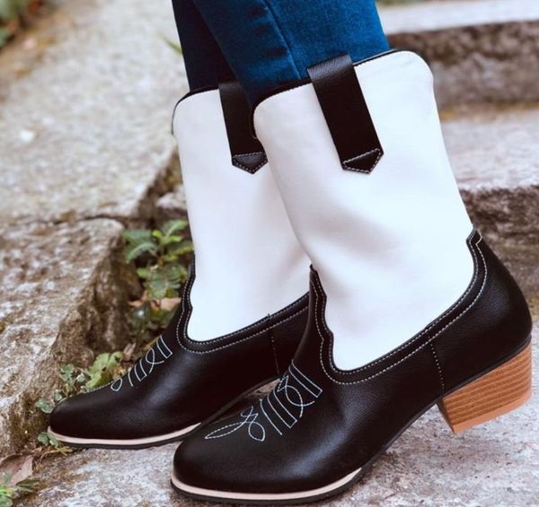 boots fashion retro handmade genuine leather mid calf hell ladies shoes elegant, Black
boots fashion retro handmade genuine leather mid calf hell ladies shoes elegant, Black