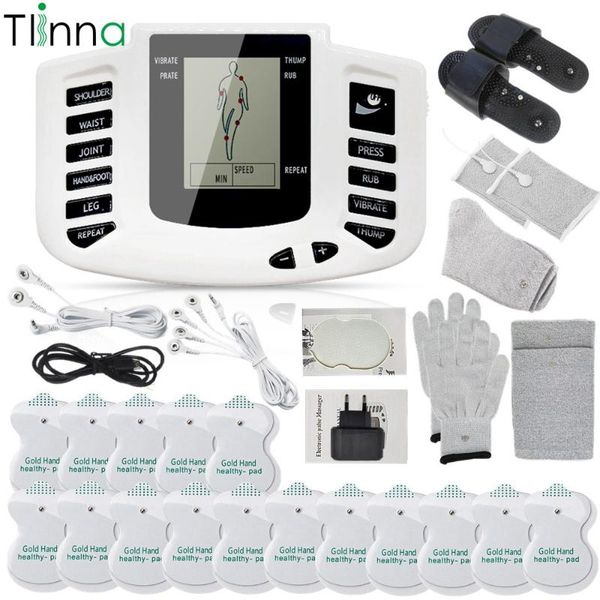 digital electric massager ems tens acupuncture body massage nerve muscle stimulator with glove sock bracer kneepads health care
digital electric massager ems tens acupuncture body massage nerve muscle stimulator with glove sock bracer kneepads health care