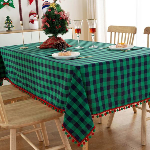 table cloth extended christmas modern simple polyester cotton red and green grid deskdecoration
table cloth extended christmas modern simple polyester cotton red and green grid deskdecoration