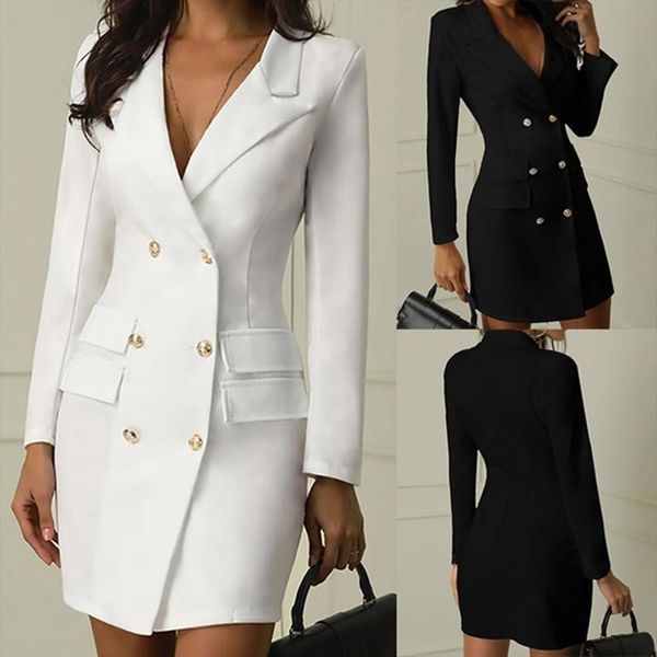 summer casual solid jackets women dress elegant double breasted long plus size button military style, Black;gray
summer casual solid jackets women dress elegant double breasted long plus size button military style, Black;gray