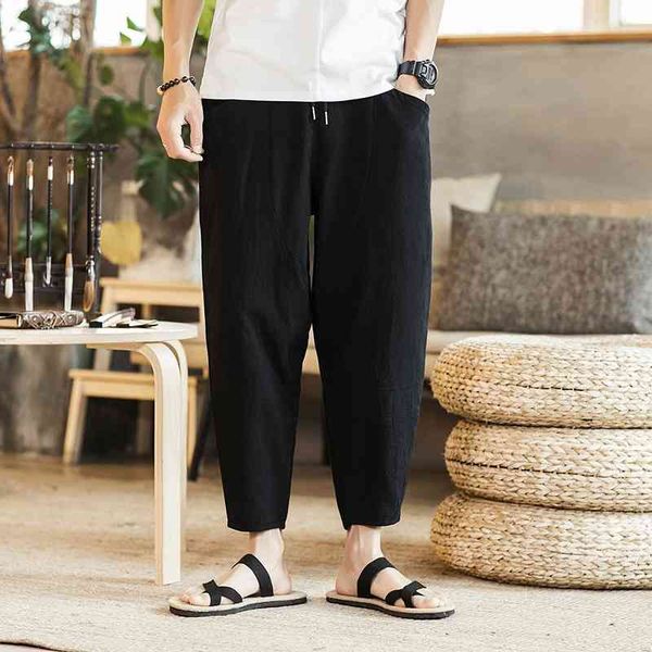 men's pants cotton linen harem leisure loose jogging male summer elasticated waist man sweatpants large size 5xl ddjd, Black
men's pants cotton linen harem leisure loose jogging male summer elasticated waist man sweatpants large size 5xl ddjd, Black