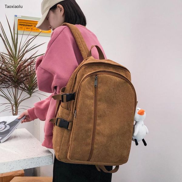 backpack couple campus simple women men school backpacks female vintage corduroy bags for teenage girls harajuku purse
backpack couple campus simple women men school backpacks female vintage corduroy bags for teenage girls harajuku purse