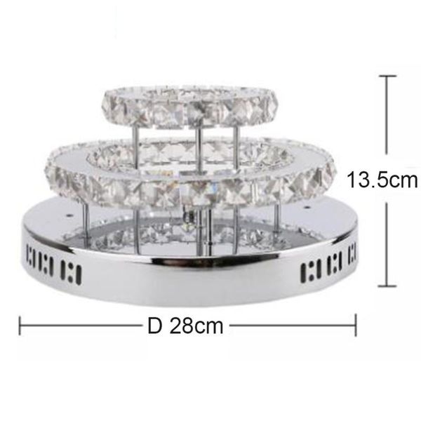 ceiling lights led k9 crystal 24w 2 rings mirror lamps lustre plafon aisle lighting fixture for kitchen luminarias 110v 220v
ceiling lights led k9 crystal 24w 2 rings mirror lamps lustre plafon aisle lighting fixture for kitchen luminarias 110v 220v