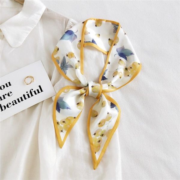 hair accessories summer fruit printed scarf fashion women's colorful silk hairband girl long ribbon foulard cheveux
hair accessories summer fruit printed scarf fashion women's colorful silk hairband girl long ribbon foulard cheveux