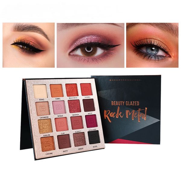 16 color bronzer palette rock metal charm eyes pearlescent eyeshadow beauty glazed makeup eye shadow
16 color bronzer palette rock metal charm eyes pearlescent eyeshadow beauty glazed makeup eye shadow