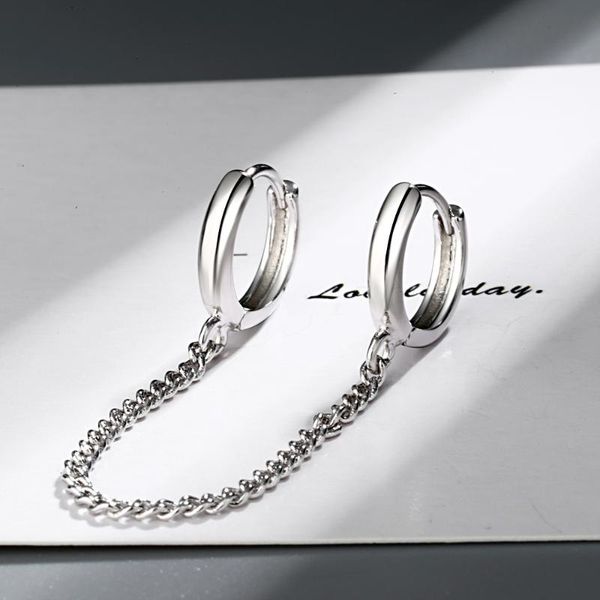 stud 1pc simple female earrings silver color double ear hole link chain for women jewelry accessories gift wholesale, Golden;silver
stud 1pc simple female earrings silver color double ear hole link chain for women jewelry accessories gift wholesale, Golden;silver