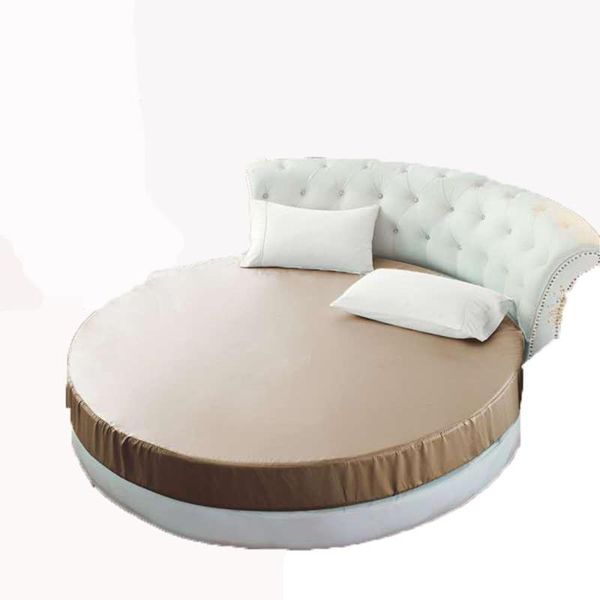 sheets & sets elastic fitted sheet silky satin bedsheet european style solid color bedspread bed linen for round diameter 180 200 220 230 cm
sheets & sets elastic fitted sheet silky satin bedsheet european style solid color bedspread bed linen for round diameter 180 200 220 230 cm