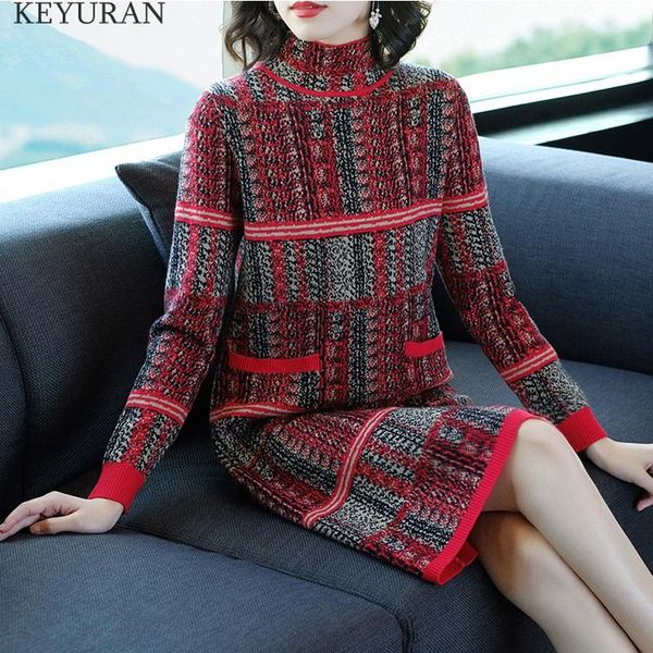 casual dresses autumn winter knitting large size loose sweater dress knitted stylish print women office work elegant vestidos l2747, Black;gray
casual dresses autumn winter knitting large size loose sweater dress knitted stylish print women office work elegant vestidos l2747, Black;gray