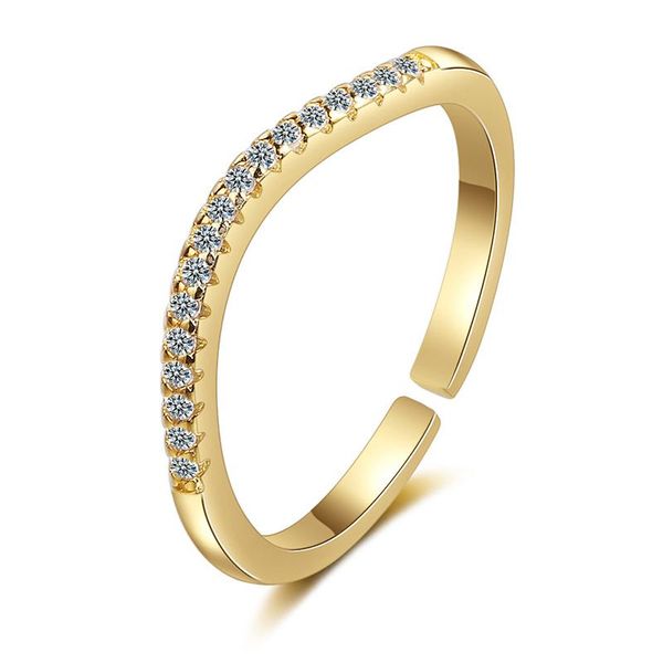 wedding rings wave design cuff adjustable gold 5a zircon ring for women birthday gift jewelry finger girl ali20012, Slivery;golden
wedding rings wave design cuff adjustable gold 5a zircon ring for women birthday gift jewelry finger girl ali20012, Slivery;golden
