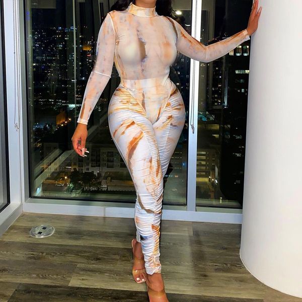 tie dye printed 2 piece sets womens outfits clubwear long sleeve bodysuit leggings matching sets d16-dc32, White
tie dye printed 2 piece sets womens outfits clubwear long sleeve bodysuit leggings matching sets d16-dc32, White