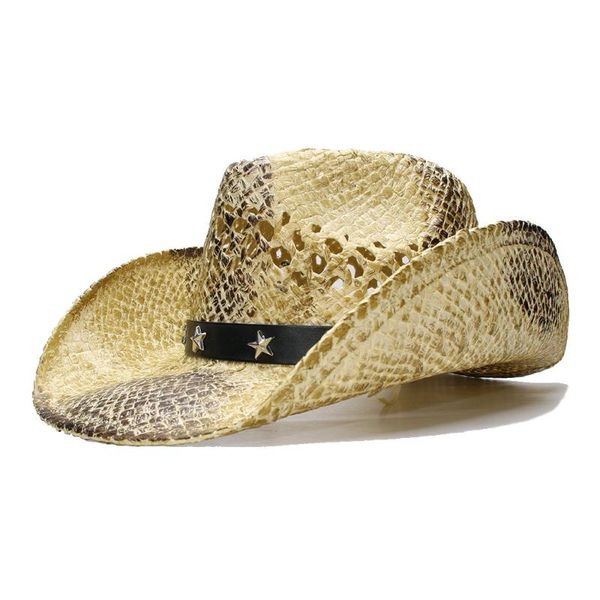 cloches luckylianji summer retro women men's wide brim straw sun beach cowboy cowgirl western hat hollow-out star leather band 58cm, Blue;gray
cloches luckylianji summer retro women men's wide brim straw sun beach cowboy cowgirl western hat hollow-out star leather band 58cm, Blue;gray